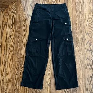 Sanctuary Denim Black Cargo Wide Leg Pants